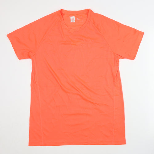 Active & Co Men's Orange Gym T-Shirt M - Breathable Fit