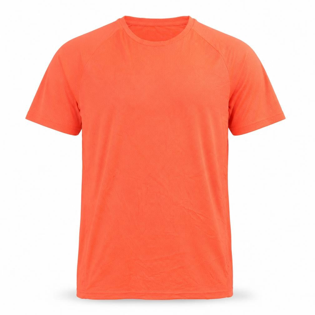 Active & Co Men's Orange Gym T-Shirt M - Breathable Fit