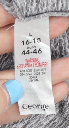 George Women's Grey T-Shirt Size 16-18