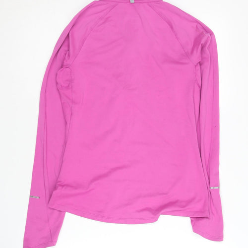 Nike Women's Pink Long Sleeve Training Top S