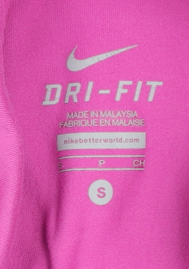 Nike Women's Pink Long Sleeve Training Top S