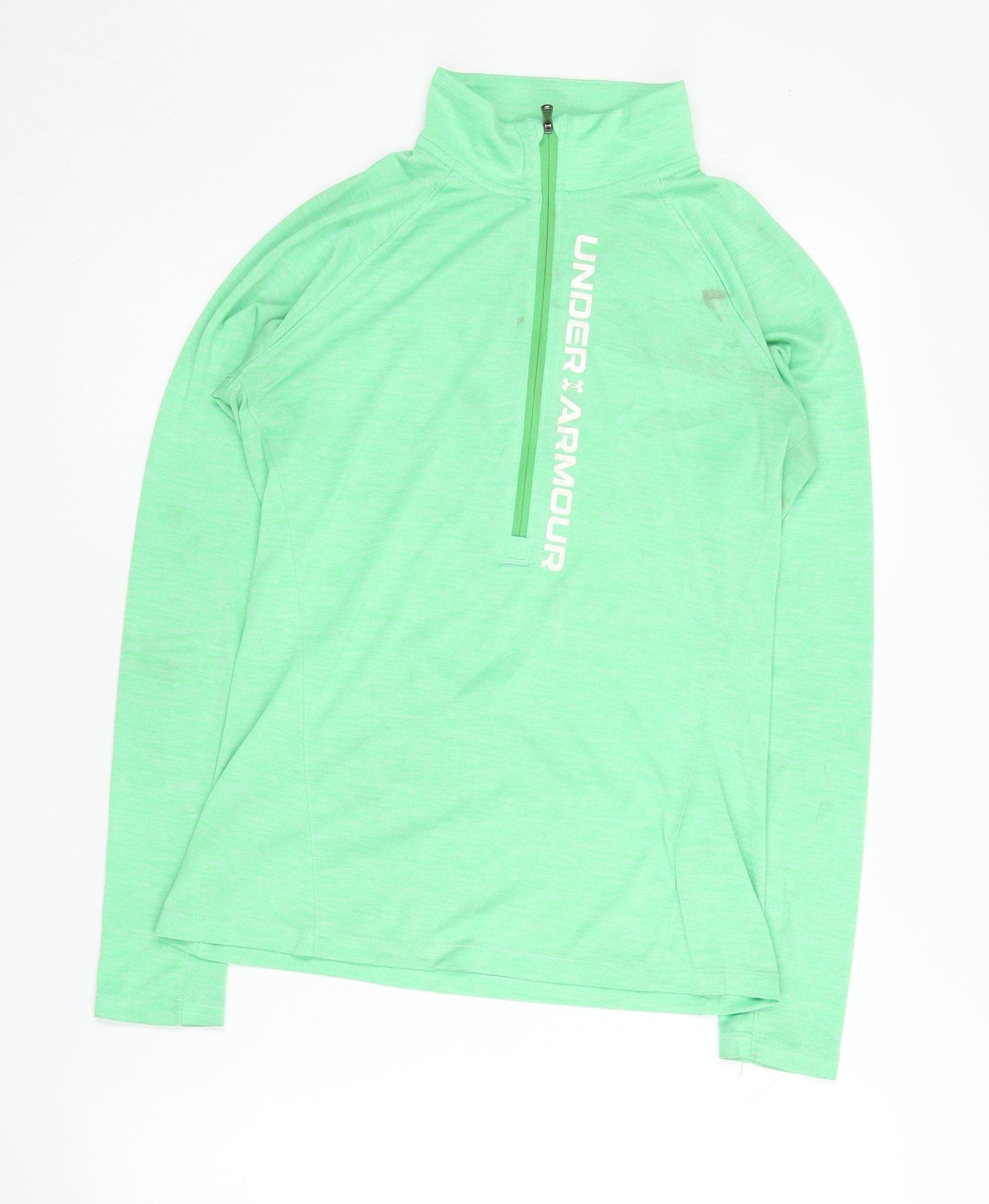 Under Armour Women's Green Pullover, Size S, Long Sleeve
