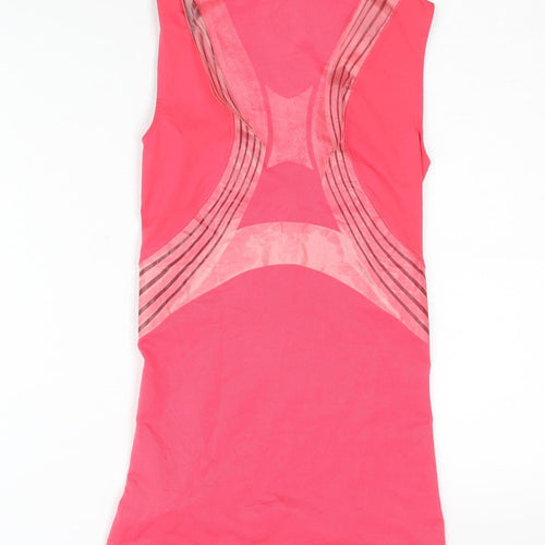 Reebok Women's Pink Sleeveless Gym Top S