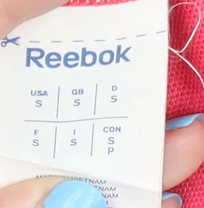 Reebok Women's Pink Sleeveless Gym Top S