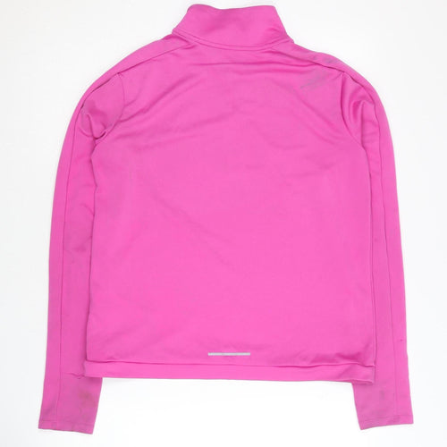 Nike Women's Pink Athletic Pullover - Size M