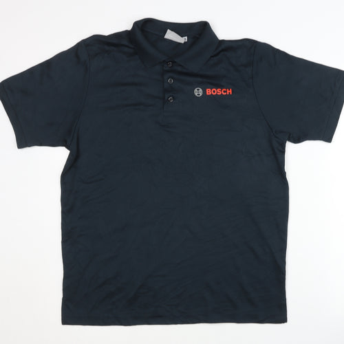 STEINMOLLER Men's Black Polo Shirt M Size