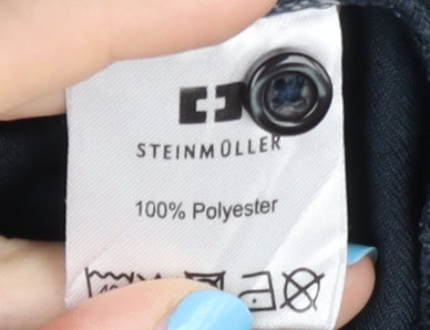 STEINMOLLER Men's Black Polo Shirt M Size