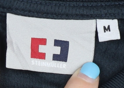 STEINMOLLER Men's Black Polo Shirt M Size