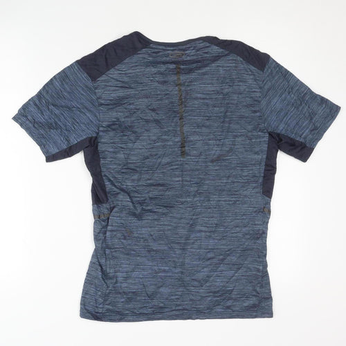 Decathlon Men's Blue Athletic T-Shirt, Size S