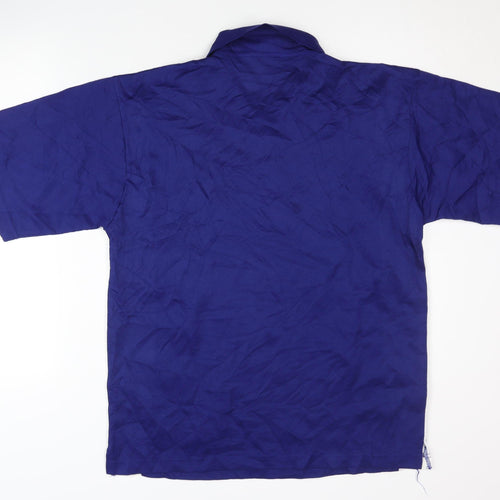 Slazenger Men's Blue Polo Shirt - Medium