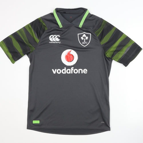 Canterbury Men's Black IRFU Rugby Jersey L