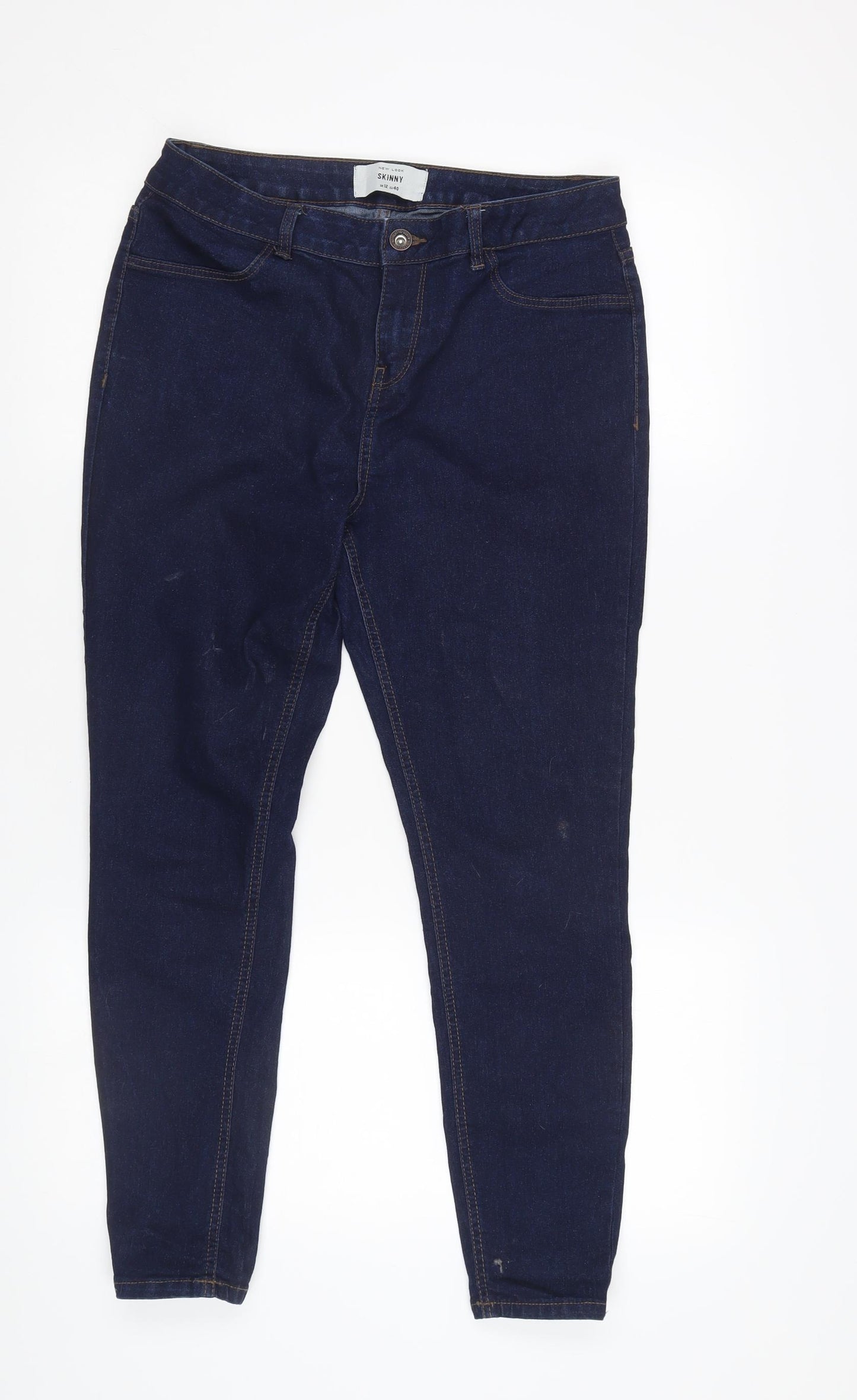New Look Women's Blue Skinny Jeans Size 12
