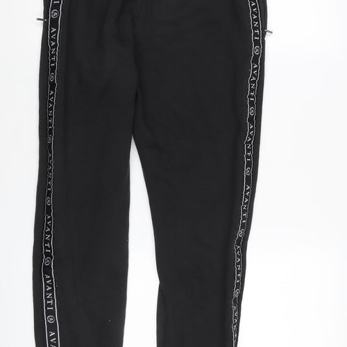 AVANTI Men's Black Jogger Trousers, Size M