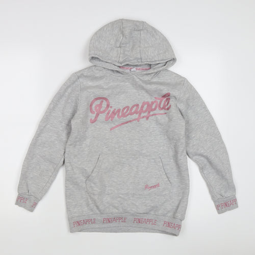 Pineapple Girls Grey Pullover Hoodie M with Logo