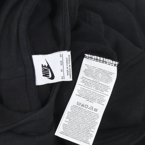 Nike Men's Black XS Pullover Hoodie with Logo