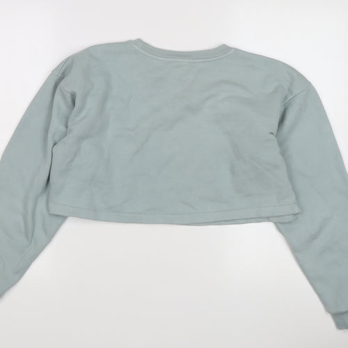 Skinnydip Women’s Green Celestial Graphic Pullover Sweatshirt M