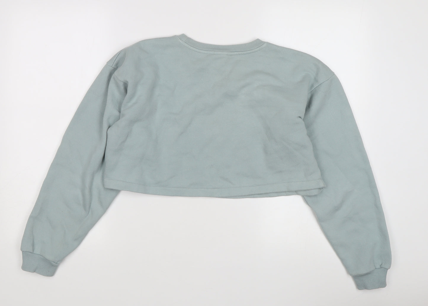 Skinnydip Women’s Green Celestial Graphic Pullover Sweatshirt M