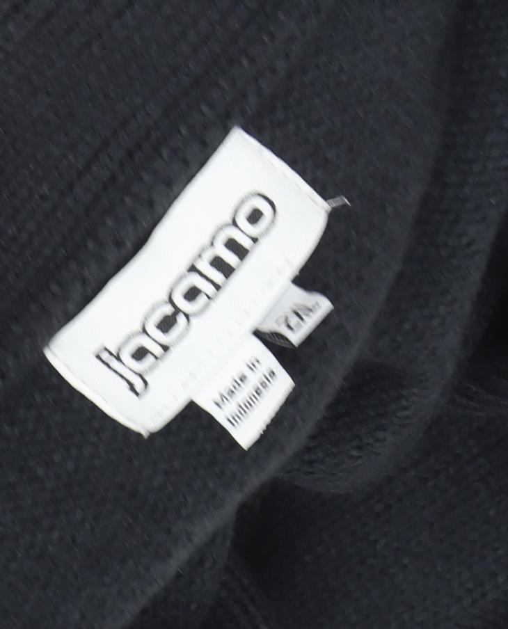 Jacamo Men's Black Cardigan, 2XL, Cable-Knit Style