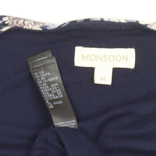 Monsoon Women's Blue Floral Kimono M Casual Spring/Summer