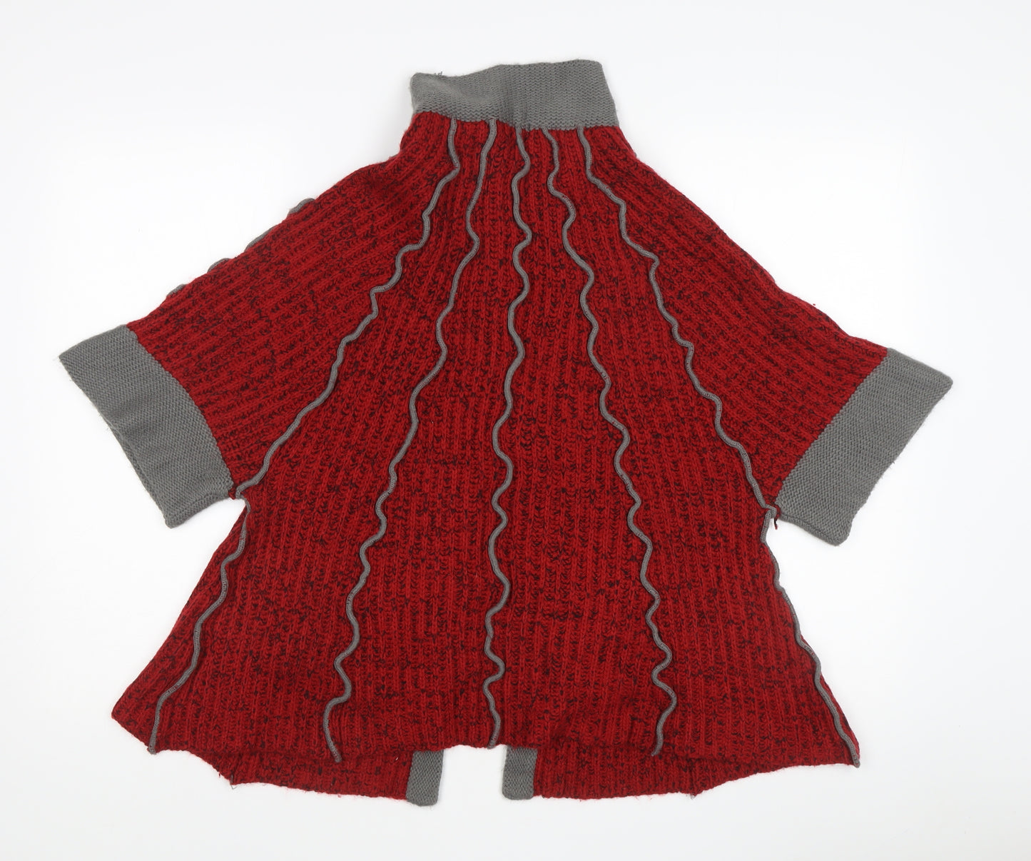 Nina Murati Women's Red Cape Jumper M