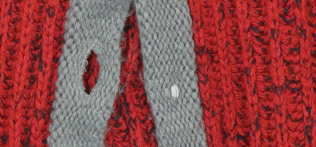 Nina Murati Women's Red Cape Jumper M