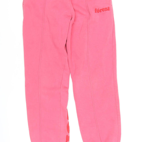 Fórena Women's Pink Joggers - Size S, Cotton, Casual Wear