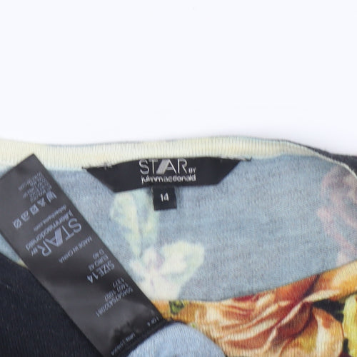 Star by Julien Macdonald Women's Floral Pullover Jumper Size 14