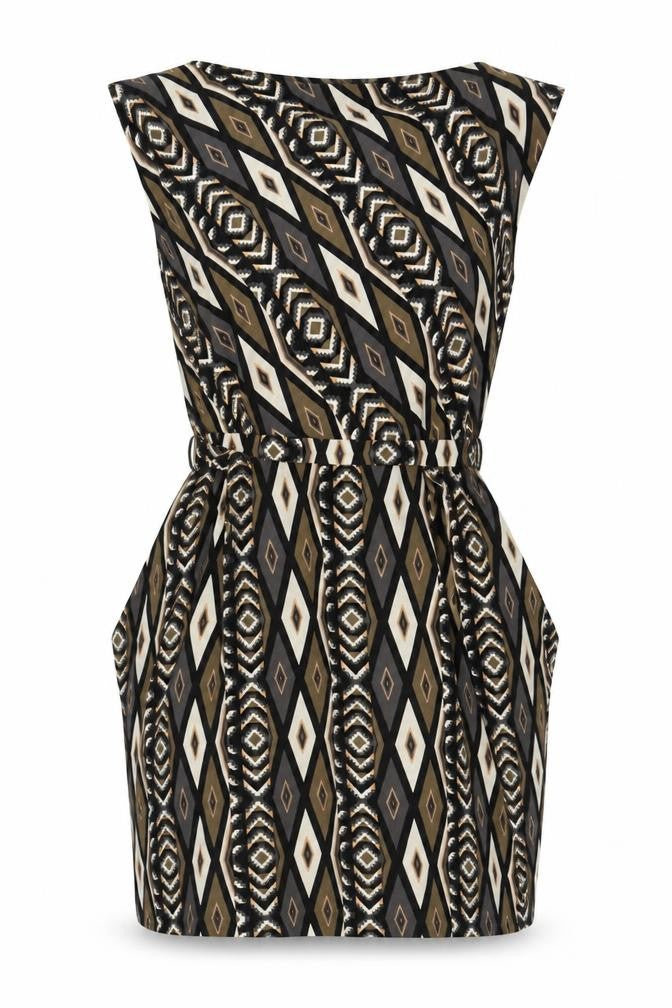 Uttam Boutique Women’s Geometric Dress, Size 12