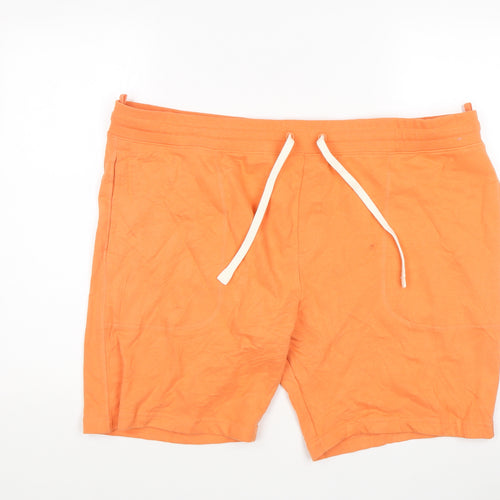 Marks and Spencer Men's Orange 3XL Sweat Shorts