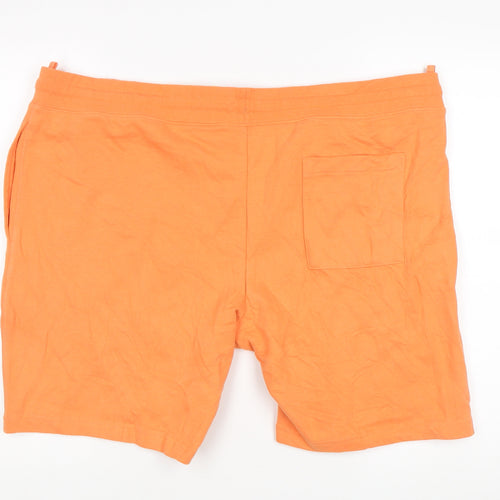Marks and Spencer Men's Orange 3XL Sweat Shorts