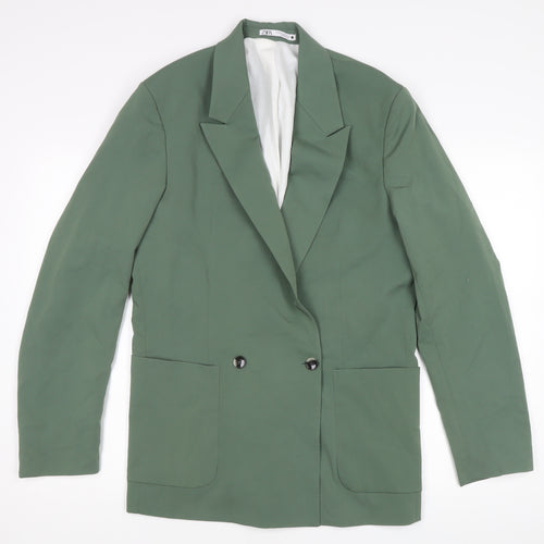 Zara Women's Green Mid Blazer, Size 20, Excellent Condition