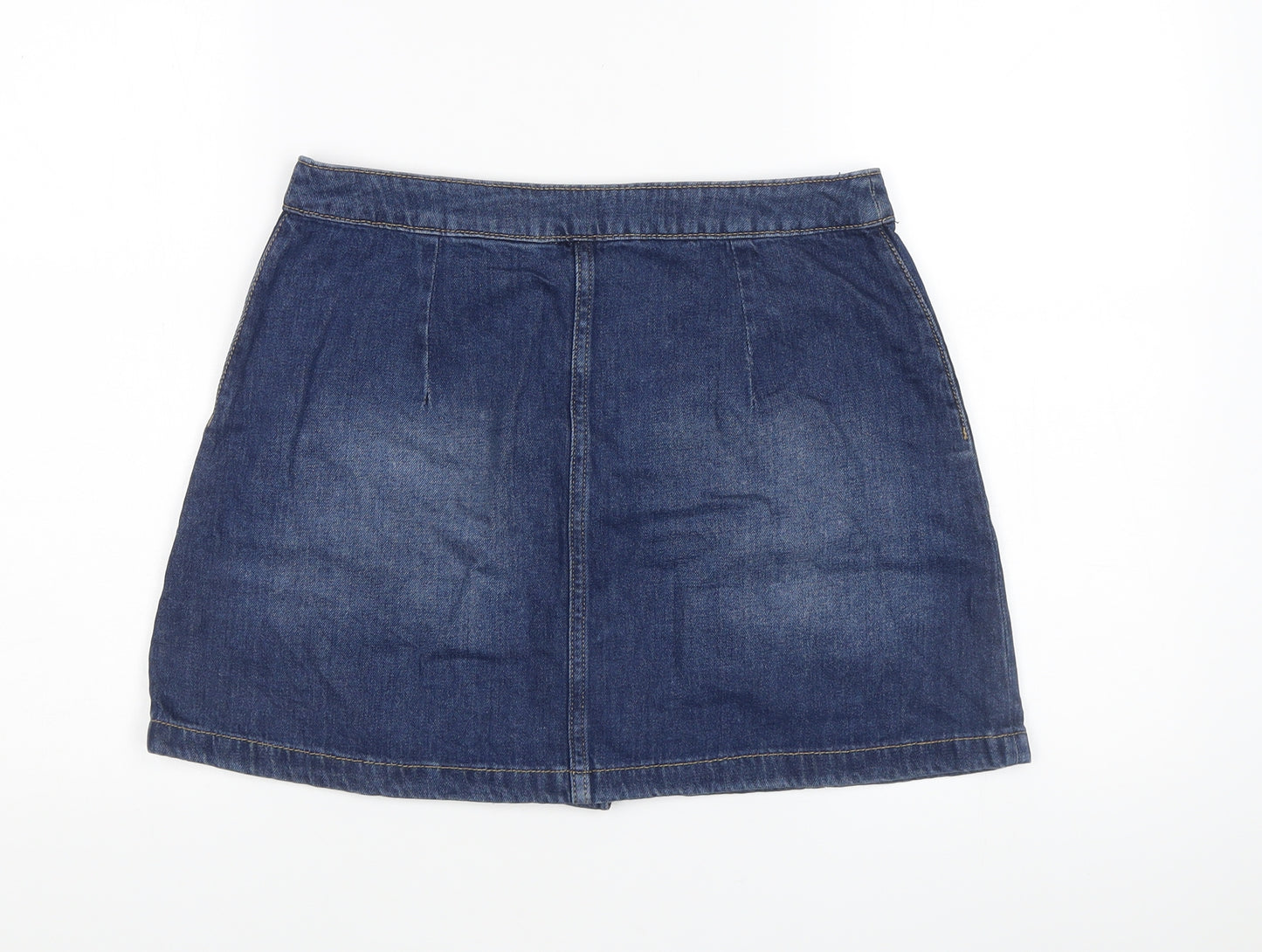 Divided Women's Blue Denim A-Line Skirt Size 10