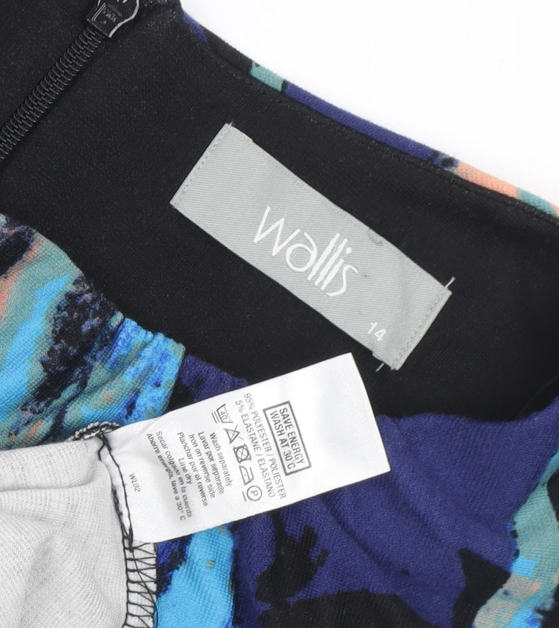 Wallis Women’s Multicoloured Floral Sheath Dress Size 14