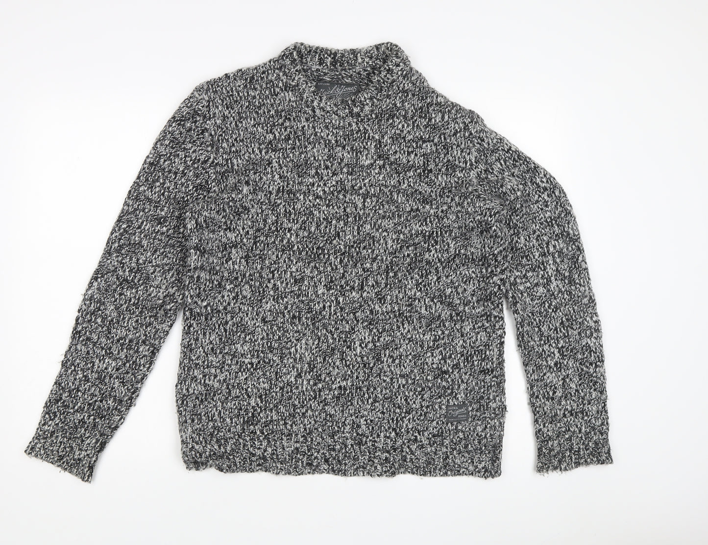 Jack & Jones Men's Grey Pullover Jumper L