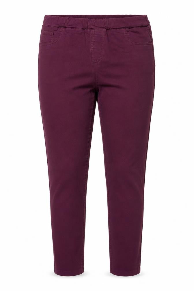Mia Moda Women's Purple Skinny Trousers, Size 14