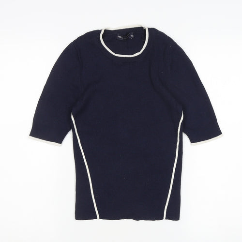 Marks and Spencer Women's Blue Pullover Jumper