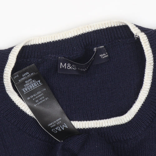 Marks and Spencer Women's Blue Pullover Jumper