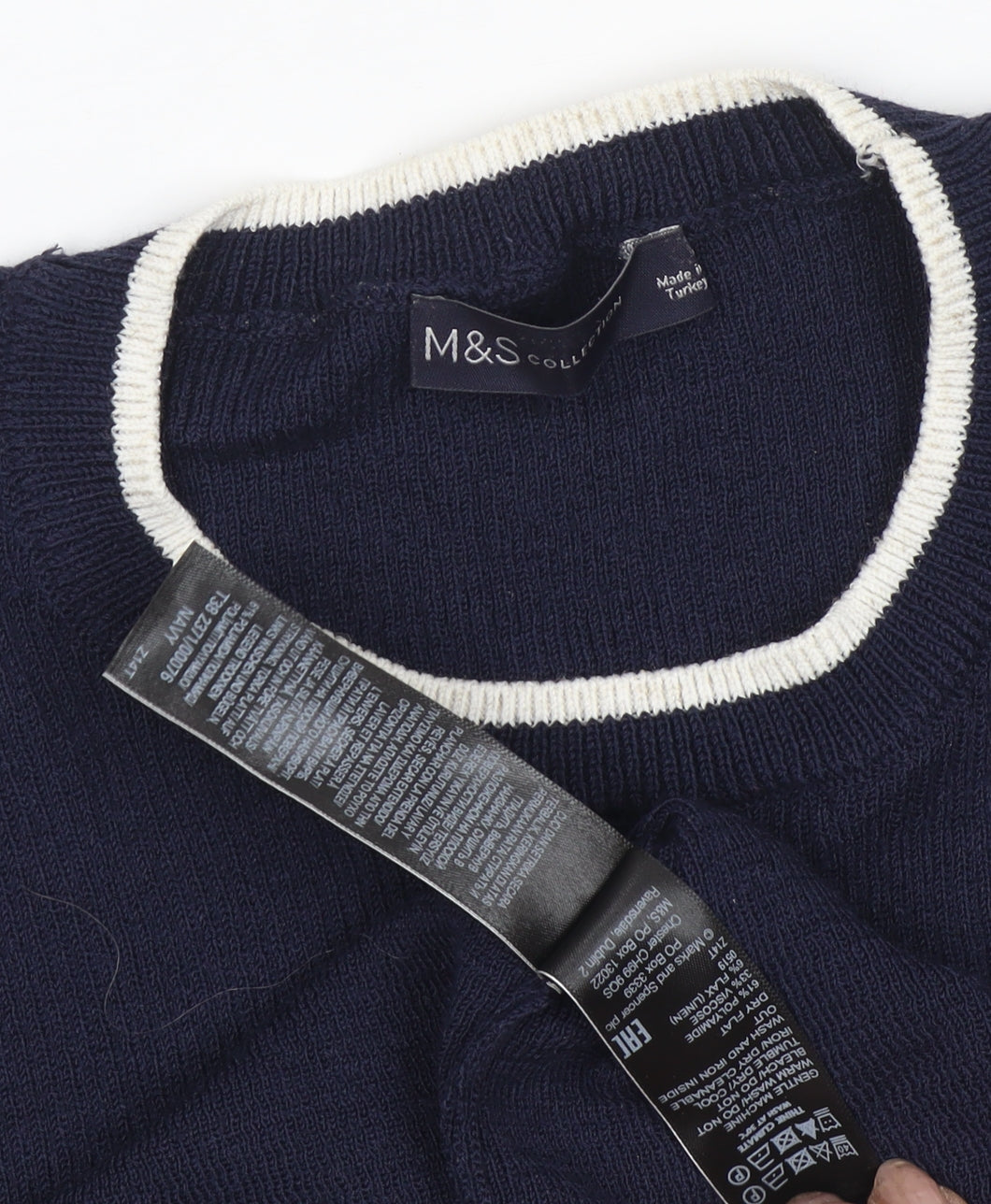 Marks and Spencer Women's Blue Pullover Jumper