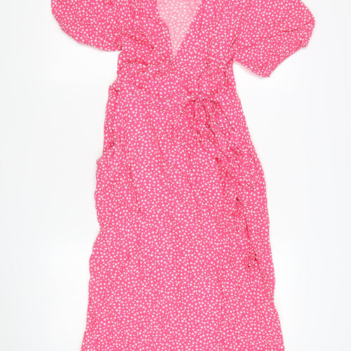 Marks and Spencer Pink Fit & Flare Dress, Size 12