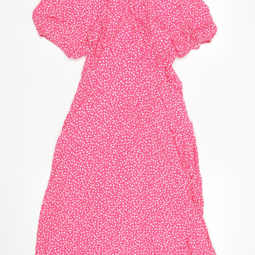 Marks and Spencer Pink Fit & Flare Dress, Size 12