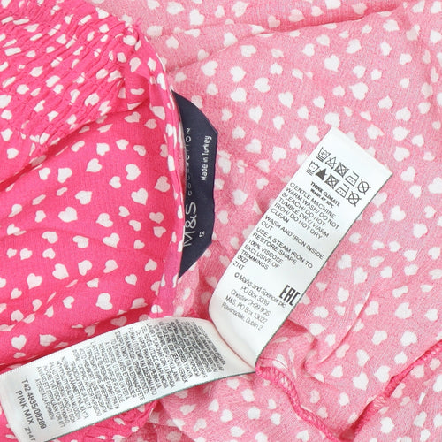 Marks and Spencer Pink Fit & Flare Dress, Size 12