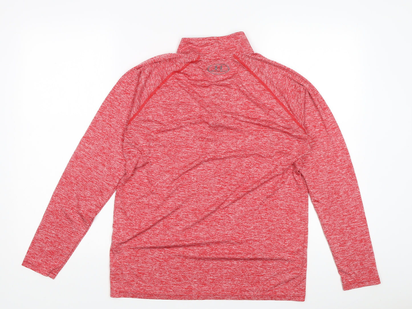 Under Armour Men's Red Long Sleeve Activewear Top L