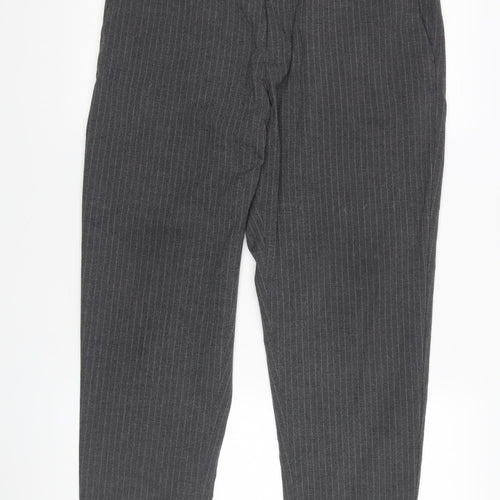 Zara Women's Grey Cropped Trousers - Size 20