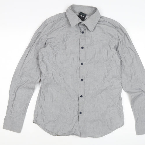 G-Star Raw Men's Grey Long Sleeve Shirt, M, Button-Up