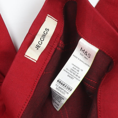 Marks and Spencer Women's Red Jegging Size 10