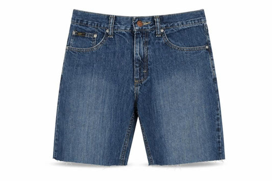 Lee Men's Blue Denim Relaxed Fit Shorts 2XL