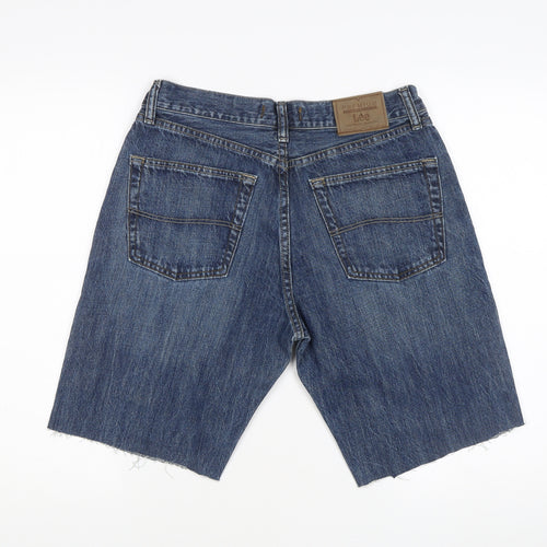 Lee Men's Blue Denim Relaxed Fit Shorts 2XL