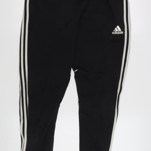 Adidas Men's Black Track Pants L Gym Training