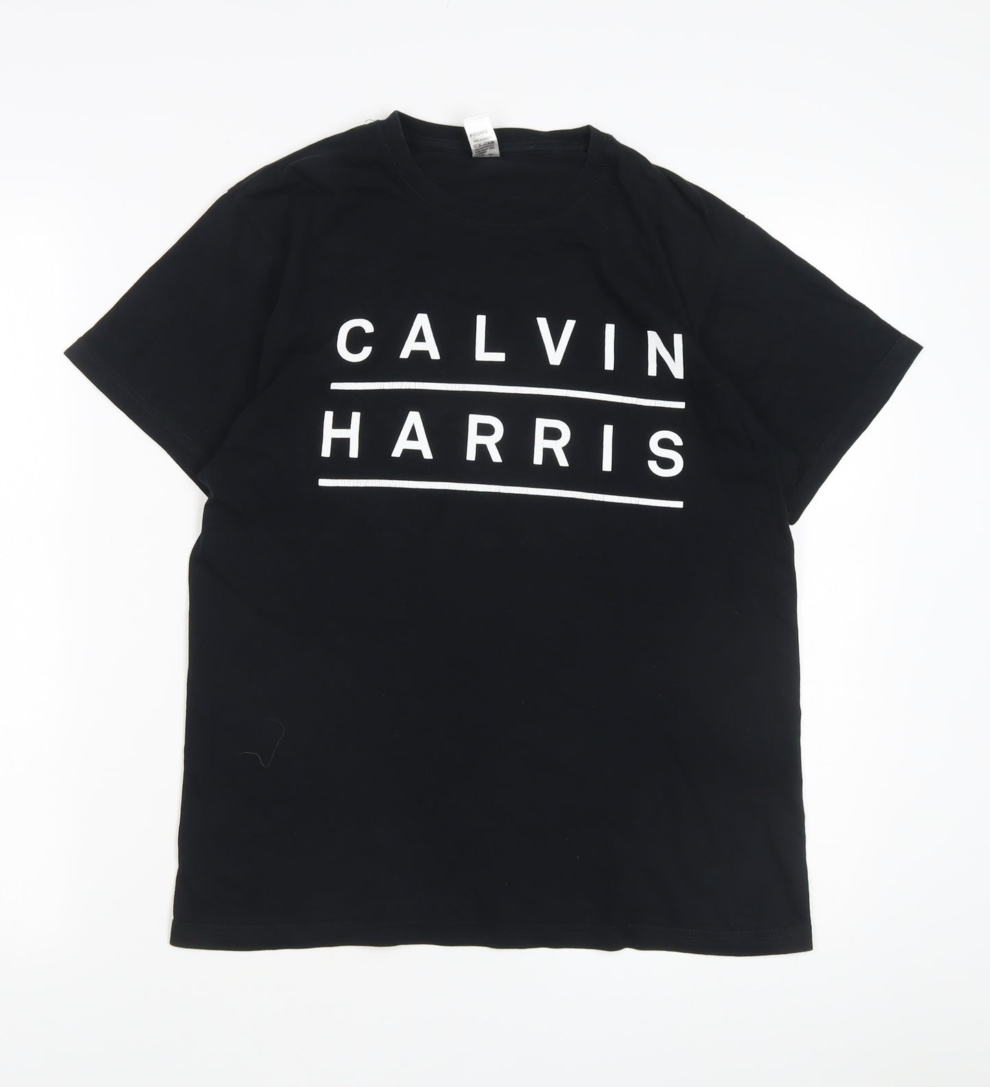 Roly Calvin Harris Black Music T-Shirt, Unisex M