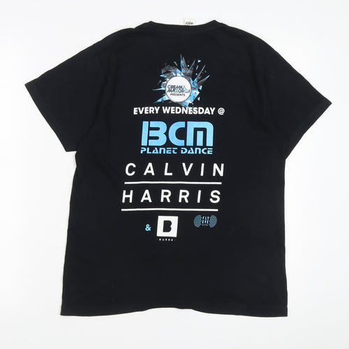 Roly Calvin Harris Black Music T-Shirt, Unisex M